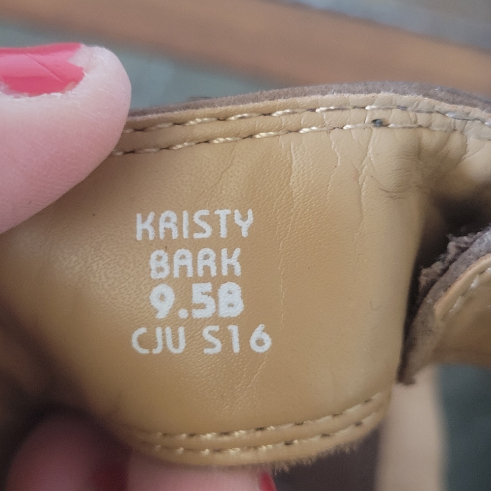 NEW EARTH Kristy ankle boot boot peep toe sandals - Picture 8 of 9